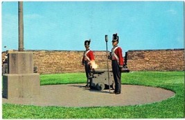 Toronto Ontario Postcard Firing the Canon at Old Fort York - £2.36 GBP