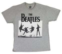 The Beatles 2014 Apple Corps Jump At Sefton Park Gray T-Shirt Men&#39;s Size Large - £12.33 GBP