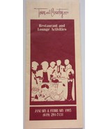 Vintage Town &amp; Country Hotel Restaurant &amp; Lounge Activities Map Brochure... - $112.04 MXN