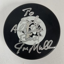 Joe Mullen Signed Autographed Pittsburgh Penguins Hockey Puck - £39.04 GBP