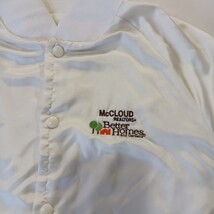Vintage The Knit Shirt Exchange McCloud Realtors Embroidered Mens L White Jacket image 14