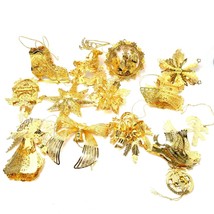 2011 Full Set 12 + 1 Bonus Danbury Mint Christmas Ornament 23k Gold Plated + Box - £135.06 GBP