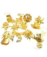 2011 Full Set 12 + 1 Bonus Danbury Mint Christmas Ornament 23k Gold Plat... - £134.59 GBP