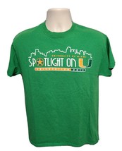 2013 Spotlight on University of Miami Adult Medium Green TShirt - £11.67 GBP