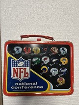 1976 NATIONAL AMERICAN CONFERENCE NFL METAL LUNCH BOX - NO THERMOS - $479.73 MXN