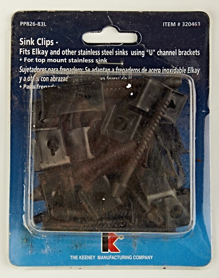 *Plumb Pak 14-Piece Steel Universal Sink Mounting Clips PP826-83L Plumbi... - $9.21