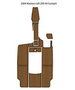 2004 Mastercraft 209 X9 Cockpit Pad Boat EVA Foam Faux Teak Deck Floor Mat - $1,092.79 CAD