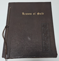 Leaves of Gold Coslett Publishing Company (1938) - Decorative Leather Bound Rope - £138.99 GBP