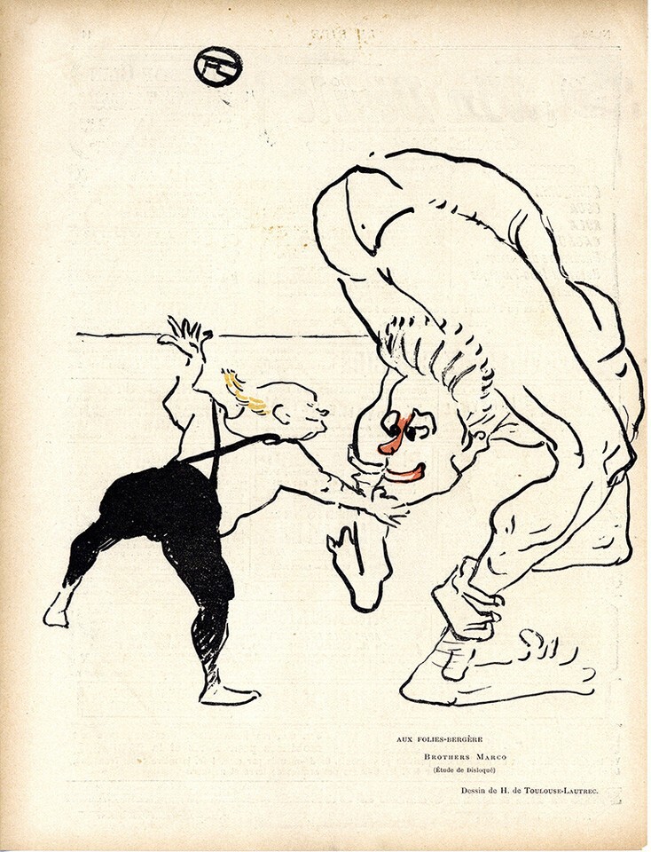 Le Rire - Folies-Bergere The Marco Brothers Henri de Toulouse-Lautrec Ci... - $318.65