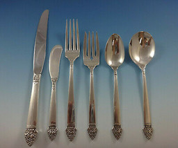 King Cedric by Oneida Sterling Silver Flatware Service For 12 Set 80 Pieces - £2,848.37 GBP