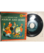 MICKEY MOUSE CLUB MARCH AND SONG (1959) 45 RPM Golden record in sleeve VG - $14.84