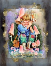 One of a KInd Fedoskino Russian Lacquer Box &quot;A Forest Dwarf&quot; by Shenshina - £708.13 GBP