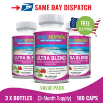 Weight Loss Pills, Ultra Blend Supplement, Appetite Suppression, Energy (3-Pack) - £45.09 GBP