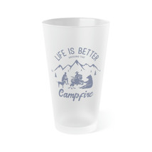 Custom Frosted Pint Glass 16oz - Personalized Drinkware for Home or Busi... - £18.07 GBP