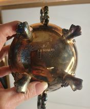 FB Rogers Silver Plate Footed Sugar Bowl/Lid & Creamer VTG image 7