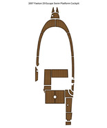 2007 Faeton 29 Escape Swim Platform Cockpit Pad Boat EVA Foam Teak Floor... - $1,503.11 CAD