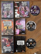 Guitar Hero Lot of 3 Games: Guitar Hero 1 &amp; 3 Encore 80s  Sony PlayStati... - $33.24