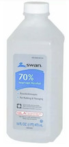 Swan 1 Pk 16 fl oz Bottle Antiseptic 70% Alcohol Isopropyl First Aid - £5.44 GBP