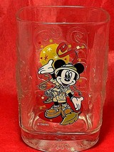 Walt Disney Animal Kingdom 2000 Celebration Mickey Mouse Safari Square 3D glass - $9.85