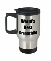 Grandchild Travel Mug Worlds Best Funny Gift Idea For Car Novelty Gag Coffee Tea - £18.27 GBP