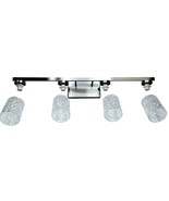 Elegant Lighting LD7028W32SN Cassie 4 Light 32&quot; Wide Vanity Light - Sati... - $2,987.25 MXN