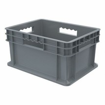 Akro-Mils 37288Grey Straight Wall Container, Gray, Industrial Grade Poly... - £39.83 GBP