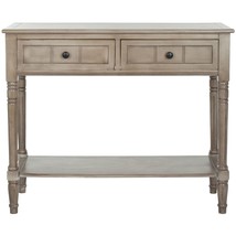 Console Accent Table Traditional Style Sofa Table in Distressed Cream - $306.17