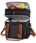 Lunch Box for Men 17L Insulated Cooler Lunch Bag Women Expandable Double... - £39.73 GBP