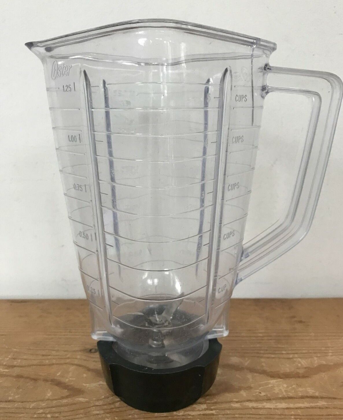 Primary image for Vtg Oster Replacement Clear Plastic Kitchen 5 Cups Blender Container Jar No Lid