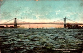Hugh C. Leighton POSTCARD- The Williamsburg Bridge, East River, Nyc BK59 - £3.50 GBP