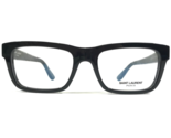 Saint Laurent Eyeglasses Frames SL M22 001 Black Rectangular Full Rim 53... - $121.18
