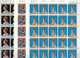 ZAYIX - Great Britain Jersey 168-170 MNH QE2 Silver Jubilee sheets 072422SL13 - £14.84 GBP