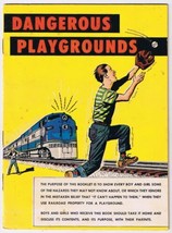 Dangerous Playgrounds Booklet 1966 Association of American Railroads 16 ... - $5.10