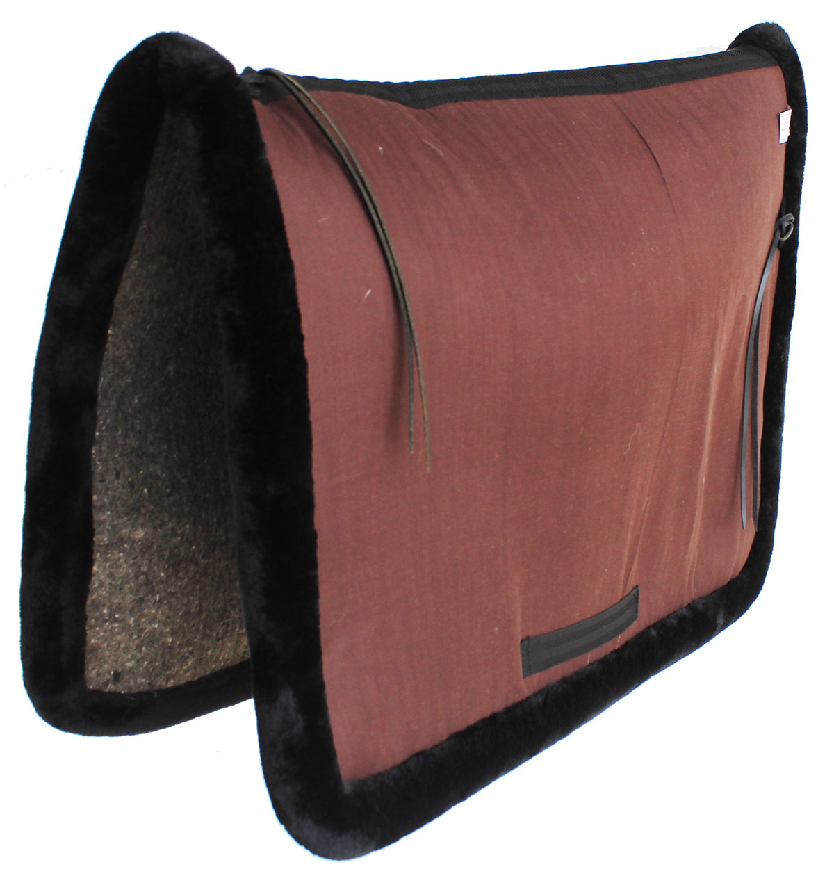 Australian Wool-Felt Horse Trail Rider Comfort Saddle Pad Black 109SP560 - $56.42+