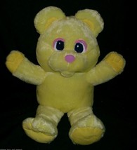 15&quot; Brainy Company Yellow Teddy Bear Stuffed Animal Plush Toy Light Up Glowberry - £37.39 GBP