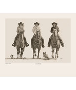 AMERICAN COWGIRLS- Sig Series Giclee Print - &quot; ELK RIDGE - THE SEPIA VER... - $195.00