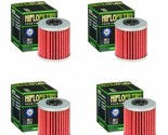 4 Pack HiFloFiltro Oil Filters For 2010-2011/2017/2019 Suzuki RMX450Z RM... - $19.92
