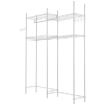 VEVOR Over The Washer and Dryer Storage Shelf, 4 Tier Laundry Room Drying Rack w - $2,523.80 MXN