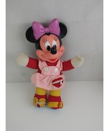 Vintage Walt Disney Co. Mattel Minnie Mouse Learn To Dress 15&quot; Plush Vin... - $14.84