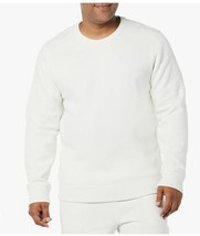 Goodthreads Men&#39;s Crewneck Washed Fleece Sweatshirt Size XL Tall Pale Grey  - £10.89 GBP