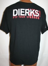 DIERKS BENTLEY 2009 Feel That Fire Concert Tour CREW ONLY T-SHIRT L Country - £11.65 GBP