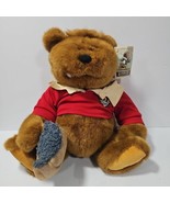 VTG 96’ Lands End Kid Kodiak Rugby Bear Holding Pie Plush Gund Limited E... - €13,51 EUR