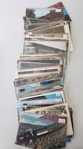 vintage LOT 80pc RAILROAD TROLLY related POSTCARD LOT mid century with c... - £30.25 GBP