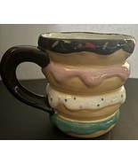 World Market Mug Stack of Doughnuts Lovers Mug  20 oz Colorful Retired Cup - $190.39 MXN