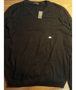 Van Heusen Black Pullover Sweater Long Sleeve SW13 NWT New, Men&#39;s Large - $21.84