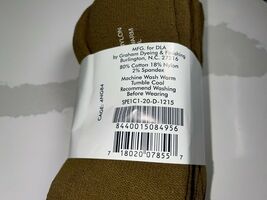 NEW US Military Issue Coyote Cushion Boot Antimicrobial Socks SMALL 1 PAIR  - $12.93