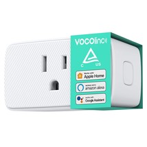 Vocolinc Homekit Smart Plug Works With Alexa, Apple Home, Google, 1 Pack. - £31.09 GBP