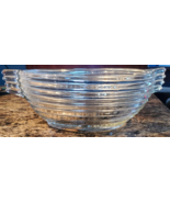 Vintage Art Deco Anchor Hocking Manhattan Serving Salad Bowl 7.5&quot; - $282.07 MXN