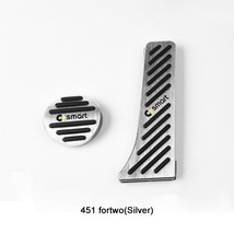 Accelerator Gas Pedal Decoration  Sticker Accessories For Smart 453 451 Fortwo F - £61.82 GBP