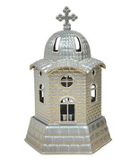 6 3/4&quot; Various Colors Church Design Greek Orthodox Standing Metal Vigil ... - £14.55 GBP